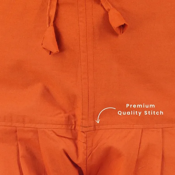 Burnt_Orange_Salwar_Pant_-_Modern_Style_Pure_Cotton_For_Women_-_Ethnic_Semi_Patiala_Trouser_-_Office,Home_-_All_Day_Comfort_Wear_With_Drawstring