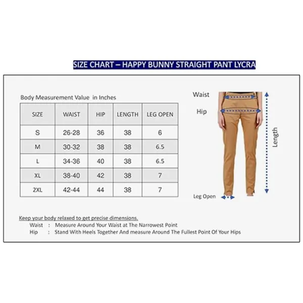 Coffee_Brown_Ultra_Soft_Stretchable_Lycra_Cotton_Trousers_Pant_For_Women,_Half-Elasticated_Waist,_Side_Zipper_&_Pocket,_Straight_Fit_Formal_Wear_For_Regular_Office,_Work,_College_&_Daily_Casual_Use