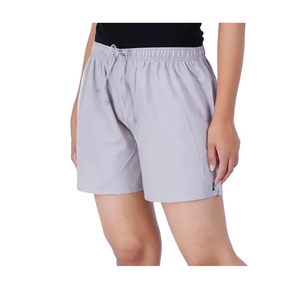 Alloy_Grey_100%_Pure_Cotton_Shorts_For_Women-_Soft,_Light,_Breathable_Lounge/Outing/Summer/Vacation,_Regular_Fit_Solid_Multicolor_-_Casual_And_Comfort_Bottom_Wear