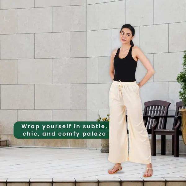 Buttercream_Stylish_Fine_Rayon_Palazzo_Pants_-_Flowy,_Just_Right_Shine_For_Women_-_Office_Use_|_Party_&_Outdoor_Wear_-_Regular_Fit,_Full_Length,_Side_Pocket