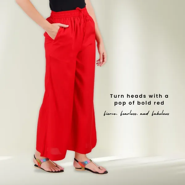 Chilly_Red_Stylish_Fine_Rayon_Palazzo_Pants_-_Flowy,_Just_Right_Shine_For_Women_-_Office_Use_|_Party_&_Outdoor_Wear_-_Regular_Fit,_Full_Length,_Side_Pocket