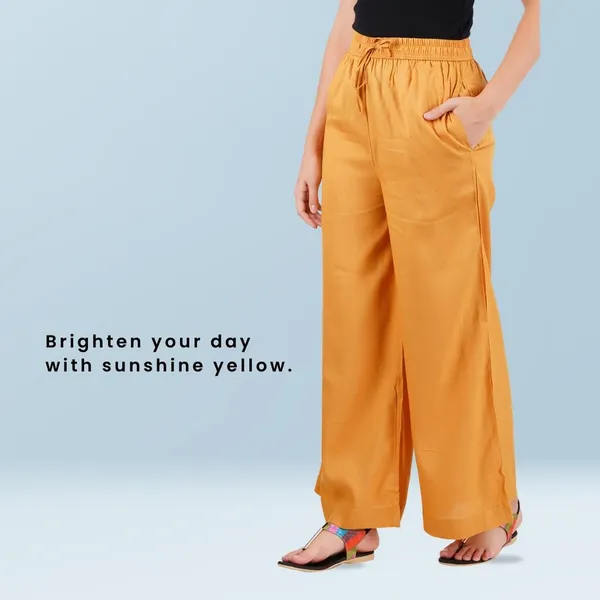 Honey_Stylish_Fine_Rayon_Palazzo_Pants_-_Flowy,_Just_Right_Shine_For_Women_-_Office_Use_|_Party_&_Outdoor_Wear_-_Regular_Fit,_Full_Length,_Side_Pocket