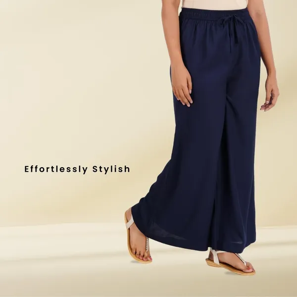 Midnight_Blue_Stylish_Fine_Rayon_Palazzo_Pants_-_Flowy,_Just_Right_Shine_For_Women_-_Office_Use_|_Party_&_Outdoor_Wear_-_Regular_Fit,_Full_Length,_Side_Pocket