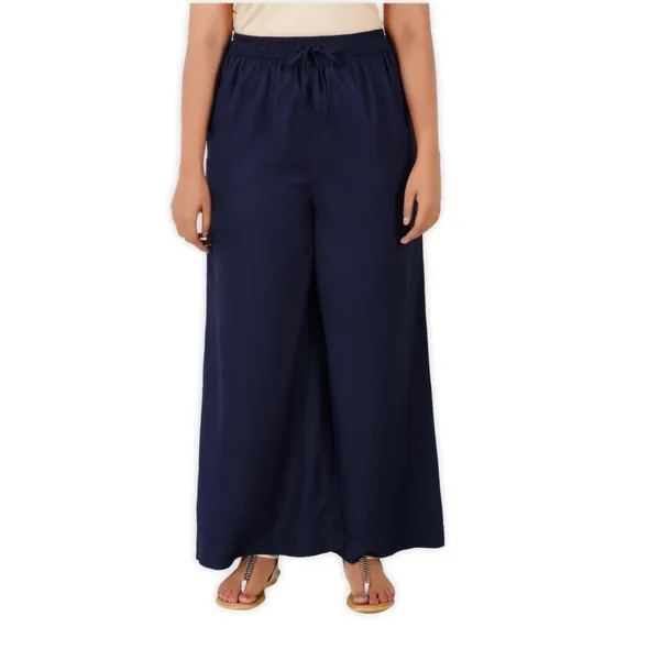 Midnight_Blue_Stylish_Fine_Rayon_Palazzo_Pants_-_Flowy,_Just_Right_Shine_For_Women_-_Office_Use_|_Party_&_Outdoor_Wear_-_Regular_Fit,_Full_Length,_Side_Pocket