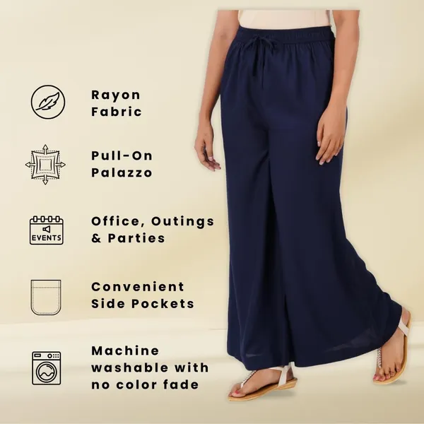 Midnight_Blue_Stylish_Fine_Rayon_Palazzo_Pants_-_Flowy,_Just_Right_Shine_For_Women_-_Office_Use_|_Party_&_Outdoor_Wear_-_Regular_Fit,_Full_Length,_Side_Pocket