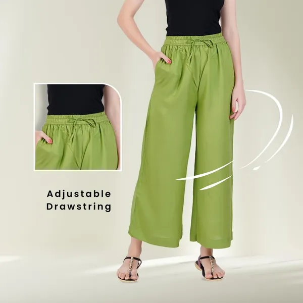 Meadow_Green_Stylish_Fine_Rayon_Palazzo_Pants_-_Flowy,_Just_Right_Shine_For_Women_-_Office_Use_|_Party_&_Outdoor_Wear_-_Regular_Fit,_Full_Length,_Side_Pocket