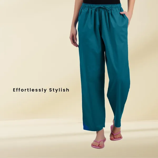 Peacock_Green_Stylish_Fine_Rayon_Palazzo_Pants_-_Flowy,_Just_Right_Shine_For_Women_-_Office_Use_|_Party_&_Outdoor_Wear_-_Regular_Fit,_Full_Length,_Side_Pocket