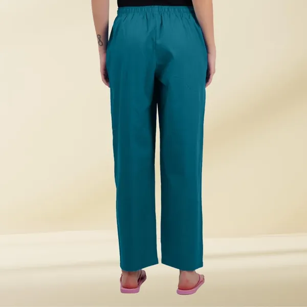 Peacock_Green_Stylish_Fine_Rayon_Palazzo_Pants_-_Flowy,_Just_Right_Shine_For_Women_-_Office_Use_|_Party_&_Outdoor_Wear_-_Regular_Fit,_Full_Length,_Side_Pocket