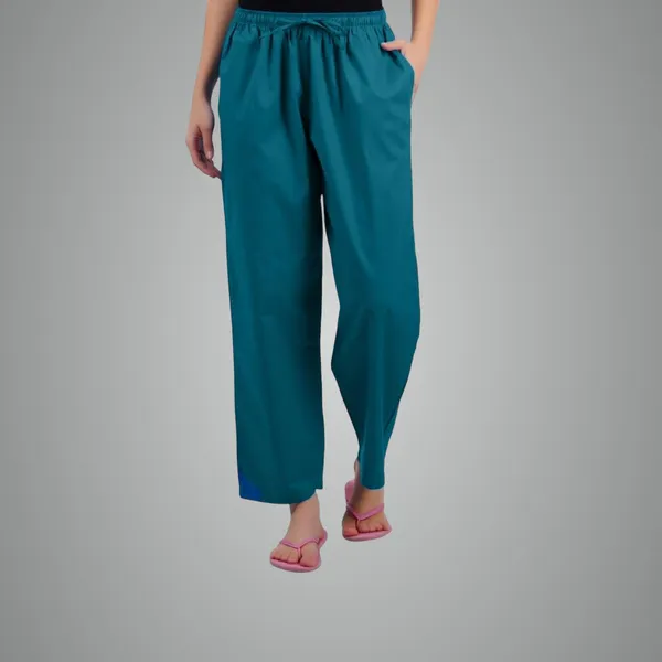 Peacock_Green_Stylish_Fine_Rayon_Palazzo_Pants_-_Flowy,_Just_Right_Shine_For_Women_-_Office_Use_|_Party_&_Outdoor_Wear_-_Regular_Fit,_Full_Length,_Side_Pocket