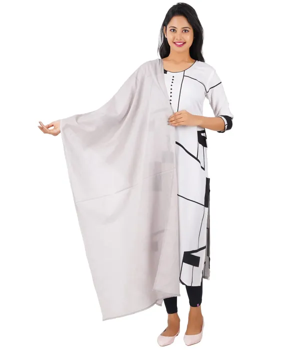 Alloy_Grey_Women_Cotton_Churidar/Gathering_Pant_With_Dupatta_Set_-Solid_Ethnic_Sleek_Ankle_-Regular_Fit-Office_|_Outdoor_Wear