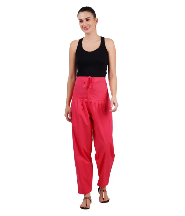 Apple_Peach_Salwar_Pant_Dupatta_Colour_Combo_-_Ethnic_Style_-_Comfort_Fit_With_Drawstring_For_Office_And_All_Day_Wear