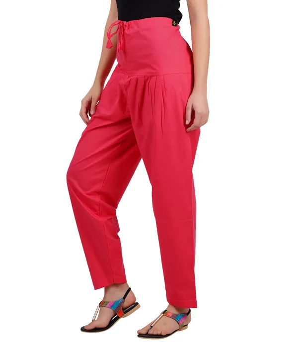 Apple_Peach_Salwar_Pant_Dupatta_Colour_Combo_-_Ethnic_Style_-_Comfort_Fit_With_Drawstring_For_Office_And_All_Day_Wear