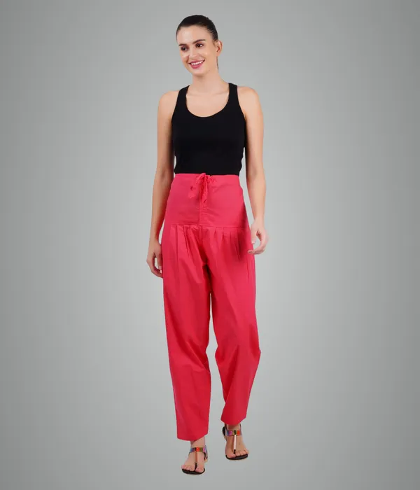 Apple_Peach_Salwar_Pant_Dupatta_Colour_Combo_-_Ethnic_Style_-_Comfort_Fit_With_Drawstring_For_Office_And_All_Day_Wear