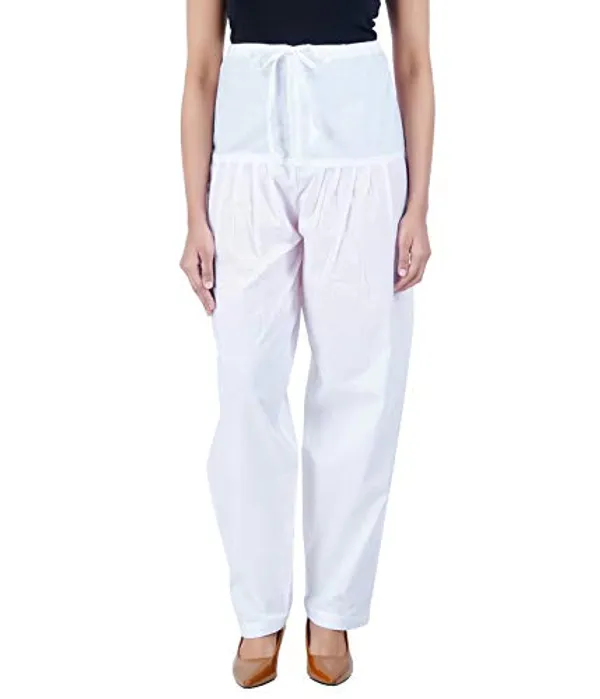 Blanco_White_Salwar_Pant_Dupatta_Colour_Combo_-_Ethnic_Style_-_Comfort_Fit_With_Drawstring_For_Office_And_All_Day_Wear