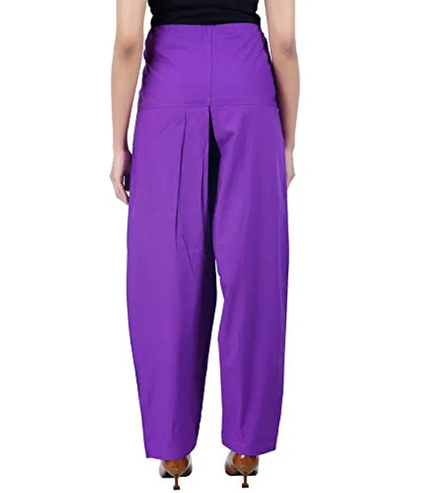 Magenta_Violet_Salwar_Pant_Dupatta_Colour_Combo_-_Ethnic_Style_-_Comfort_Fit_With_Drawstring_For_Office_And_All_Day_Wear