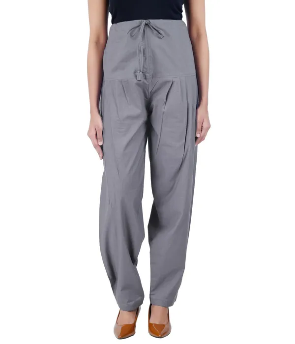 Steel_Grey_Salwar_Pant_Dupatta_Colour_Combo_-_Ethnic_Style_-_Comfort_Fit_With_Drawstring_For_Office_And_All_Day_Wear