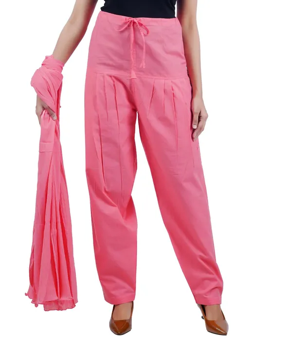 Shell_Pink_Salwar_Pant_Dupatta_Colour_Combo_-_Ethnic_Style_-_Comfort_Fit_With_Drawstring_For_Office_And_All_Day_Wear
