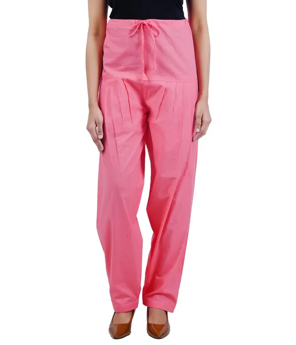 Shell_Pink_Salwar_Pant_Dupatta_Colour_Combo_-_Ethnic_Style_-_Comfort_Fit_With_Drawstring_For_Office_And_All_Day_Wear