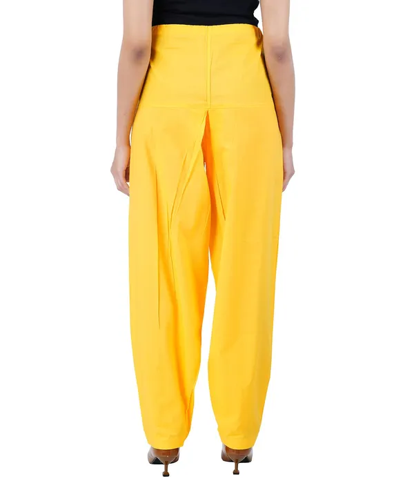 Summer_Yellow_Salwar_Pant_Dupatta_Colour_Combo_-_Ethnic_Style_-_Comfort_Fit_With_Drawstring_For_Office_And_All_Day_Wear