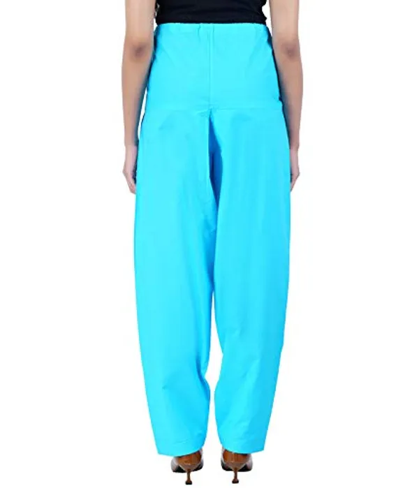 Turq_Blue_Salwar_Pant_Dupatta_Colour_Combo_-_Ethnic_Style_-_Comfort_Fit_With_Drawstring_For_Office_And_All_Day_Wear