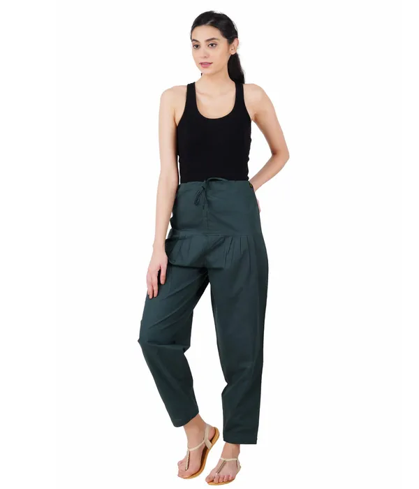 Trekking_Green_Salwar_Pant_Dupatta_Colour_Combo_-_Ethnic_Style_-_Comfort_Fit_With_Drawstring_For_Office_And_All_Day_Wear