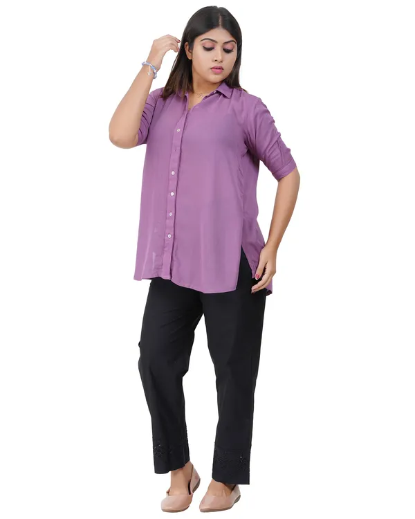Happy_Bunny_Women's_100%_Cotton_Ethinic_Parallel_Pants_-_Embroidered_Lace_Hem_Ankle_Length_Trousers,_Comfortable_Elastic_Drawstring_Waist_with_Pockets,_Stylish_Casual_&_Formal_Wear