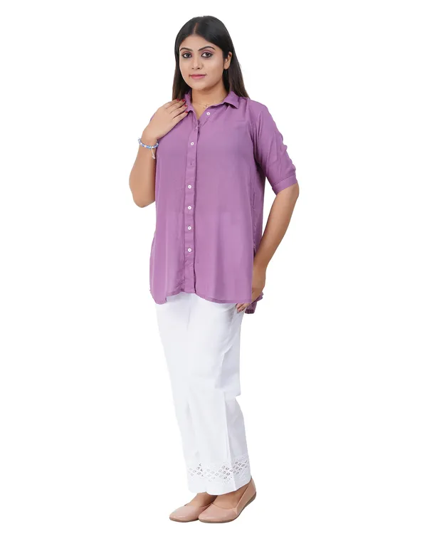 Happy_Bunny_Women's_100%_Cotton_Ethinic_Parallel_Pants_-_Embroidered_Lace_Hem_Ankle_Length_Trousers,_Comfortable_Elastic_Drawstring_Waist_with_Pockets,_Stylish_Casual_&_Formal_Wear