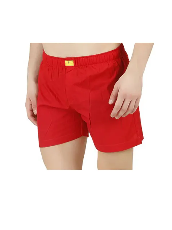 Chilly_Red_Cotton_Boxer_Shorts_For_Men