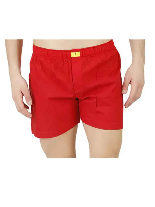 Chilly_Red_Cotton_Boxer_Shorts_For_Men