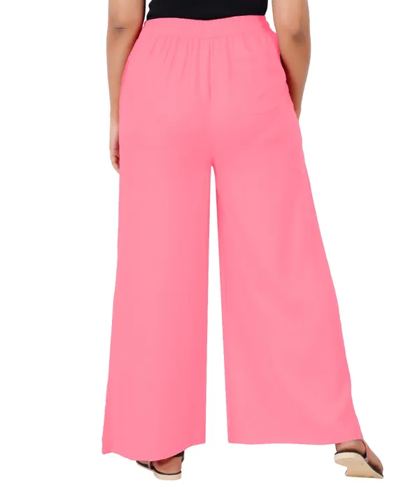 Shell_Pink_Flowy_Palazzo_Pant_For_Women