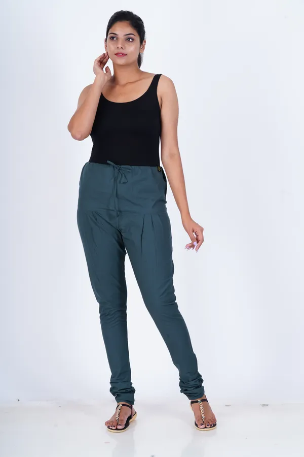 Gathering_Dupatta_Set-Trekking_Green