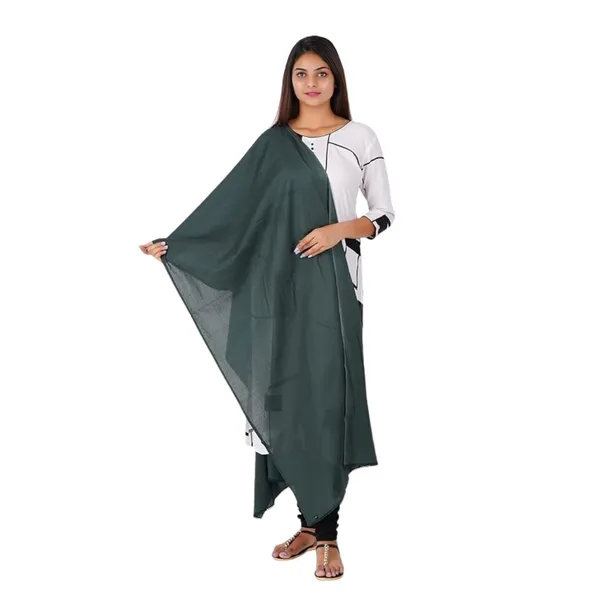 Gathering_Dupatta_Set-Trekking_Green