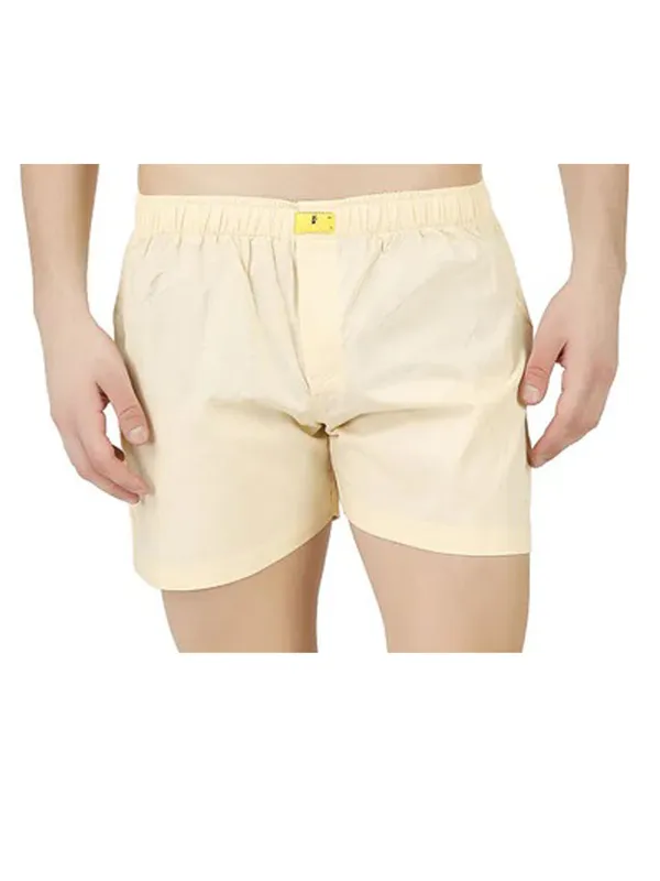 Cream_Cotton_Boxer_Shorts_For_Men