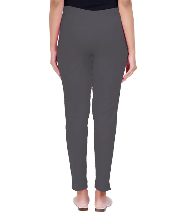 Stone_Grey_Rayon_Lycra_Pencil_Pant_For_Women
