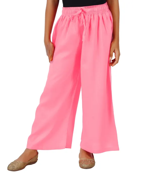 Shell_Pink_Palazzo_Pant_For_Girls