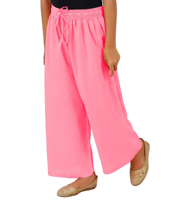 Shell_Pink_Palazzo_Pant_For_Girls