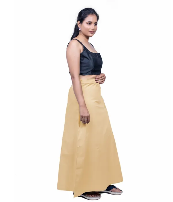 Beige_Cotton_Inskirt_/_Petticoat_For_Women