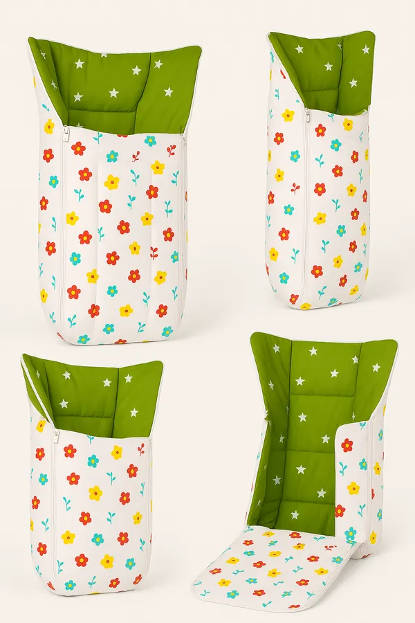 Green_Cotton_Soft,_Washable_&_Skin-Friendly_Carry_Nest_Cum_Bed_For_Baby