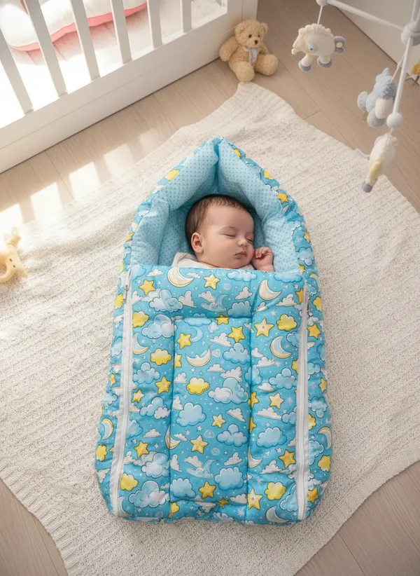 Blue_3_In_1_Baby_Carry_Nest_Cum_Sleeping_Bag_Sky_Print