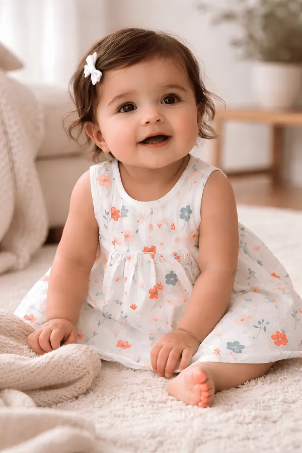Premium_Muslin_Cotton_Baby_frock_6_to_12m_???_Soft,_Breathable_&_Lightweight_Summer_Wear