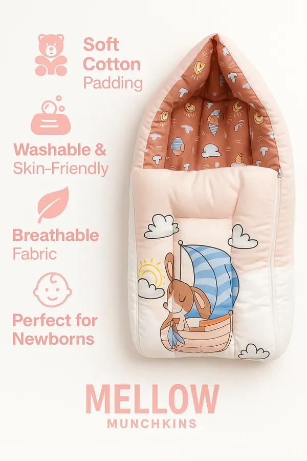 Cream_3_In_1_Baby_Carry_Nest_Cum_Sleeping_Bag_Pirate_Print