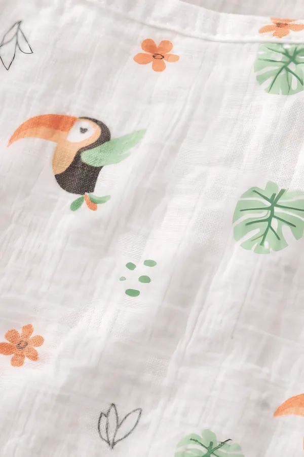 Premium_Breathable_Muslin_Cotton_Sleeveless_Baby_Frock_Tropical_Toucan_Print_Muslin_Cotton_Baby_Dress_(6_Months_???_1_Year)__|_Soft_Summer_Wear_for_Newborn_&_Infant_Baby.