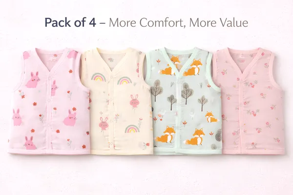 Premium_Muslin_Cotton_Sleeveless_Baby_Jabla_Vest_Pack_of_4_???_Ultra_Soft_Breathable_Newborn_&_Infant_Summer_Wear_(0-12_Months)_???_Skin_Friendly_Lightweight_Daily_Wear_Set