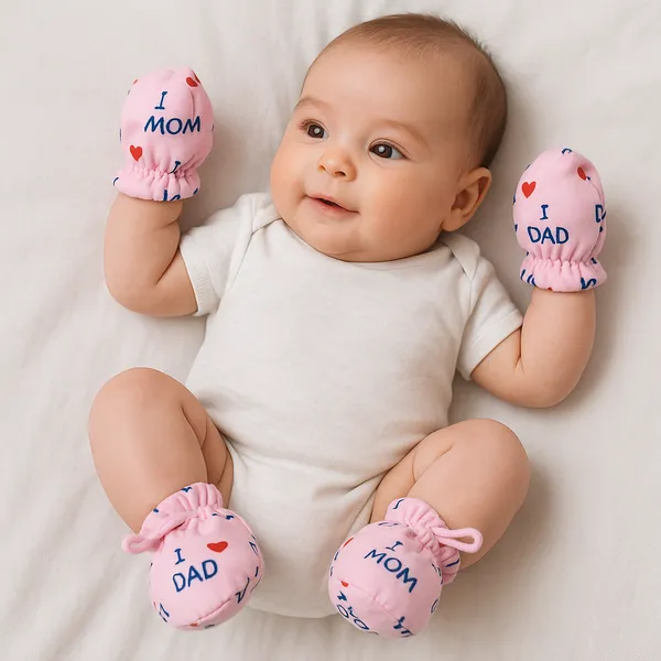Multicolor_Mitten_Set_With_Adjustable_Ties_For_Baby_Pack_Of_4