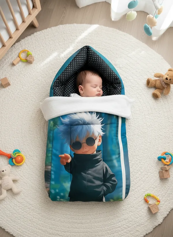 Multicolor_3_In_1_Baby_Carry_Nest_Cum_Sleeping_Bag_Boy_Print