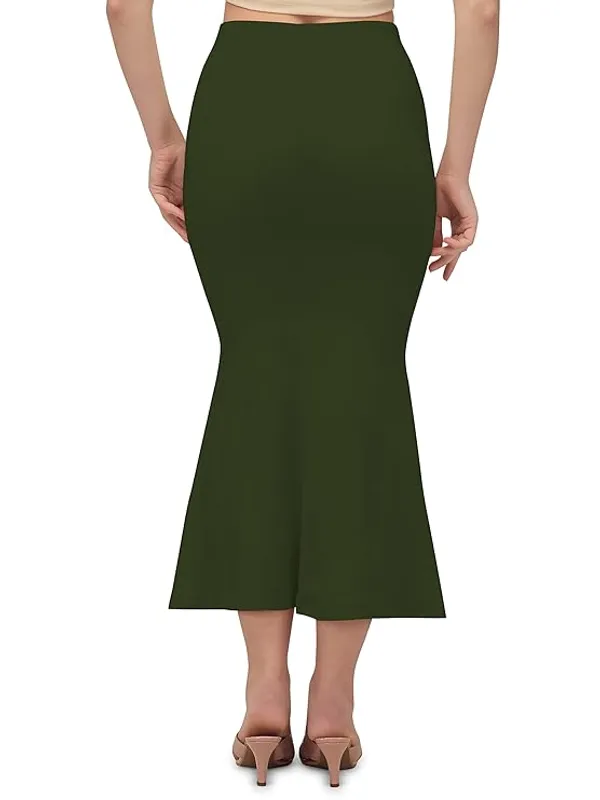 Mehndi_Lycra_Everyday_Comfort_Saree_Shapewear_For_Women