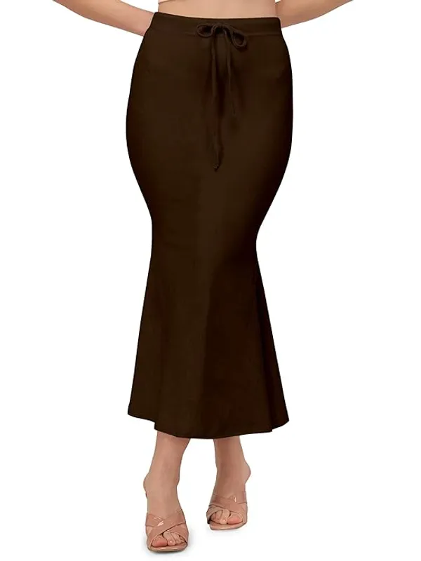 Coffee_Comfort_Lycra_4_Way_Fabric_Saree_Shapewear_For_Women