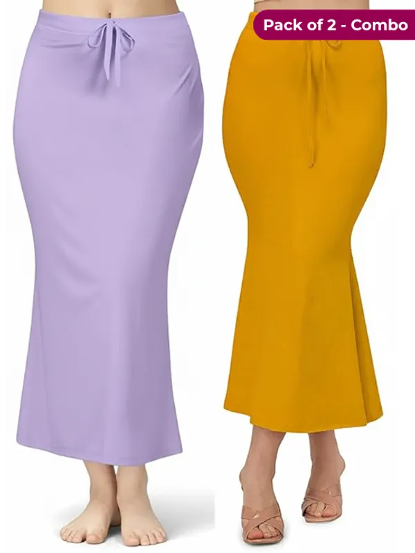 Pack_of_2_Mustard_&_Lavender_Comfort_Lycra_4_Way_Fabric_Saree_Shapewear_For_Women