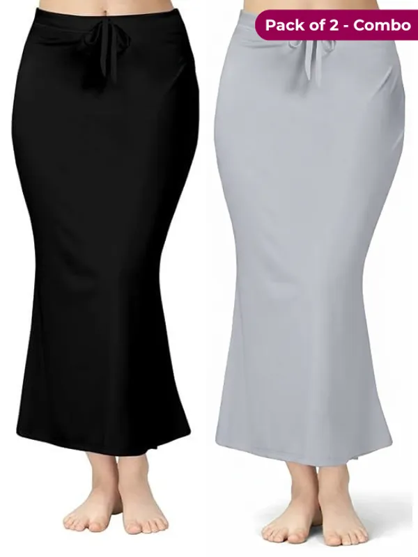 Pack_of_2-Black-Grey-Comfort_Lycra_4_Way_Fabric_Saree_Shapewear_For_Women