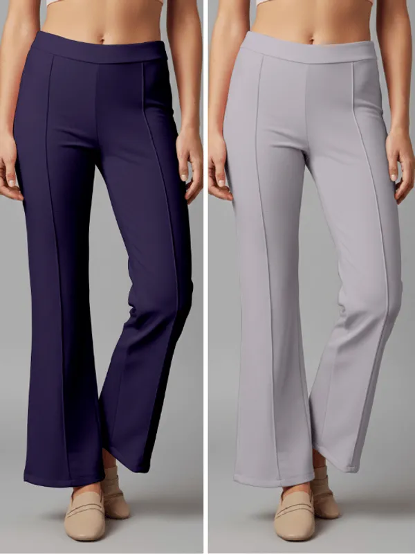 Flared_Pants_-_Navy_&_Grey_-_Pack_of_2